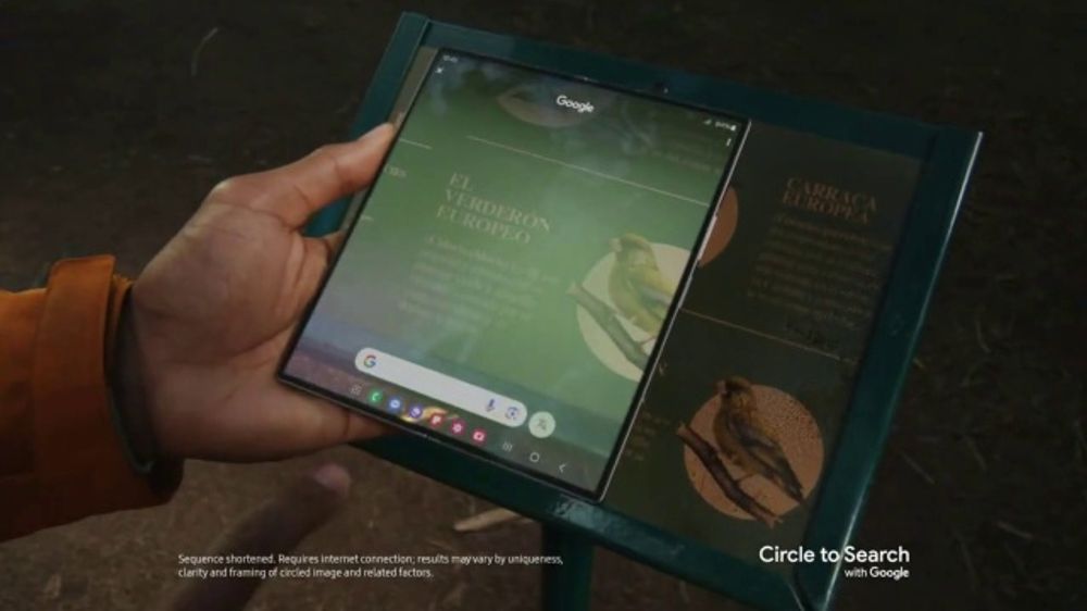 Samsung Galaxy Z Fold6 TV Spot, 'Circle To Search'