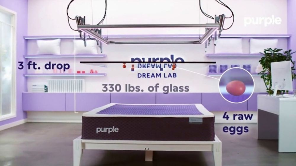 Purple Mattress Labor Day Sale TV Spot, 'Egg Drop: Up to $1,000 Off'