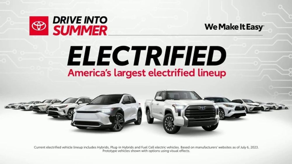 Toyota Drive Into Summer TV Spot, 'Olympics: Electrified Lineup' [T2]